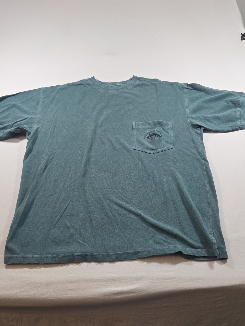 Tommy Bahama Teal Short-Sleeve Pocket Tee